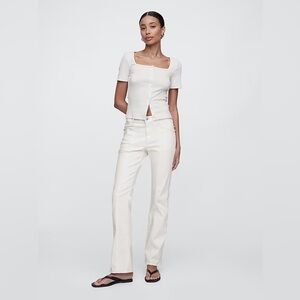 GAP Cream Denim Baby Boot Pants